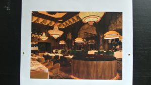 Rendering of Grand Lobby to be refurbished as Tatel restaurant